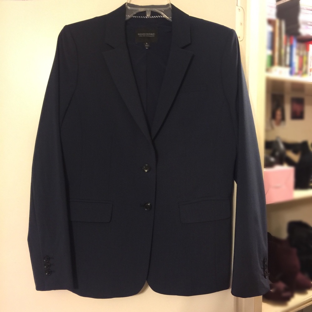Banana Republic Navy Blazer